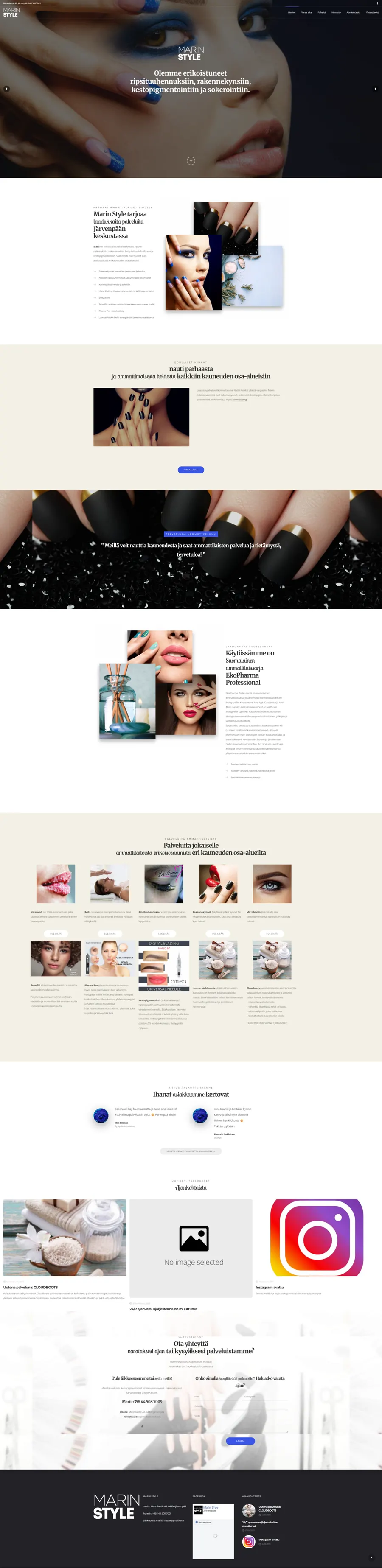 Marinstyle — verkkosivut