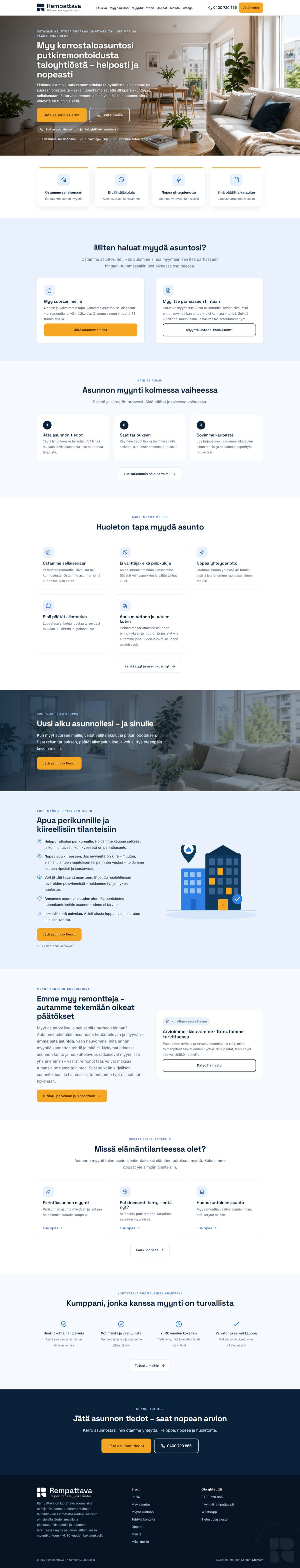 Rempattavan verkkosivut